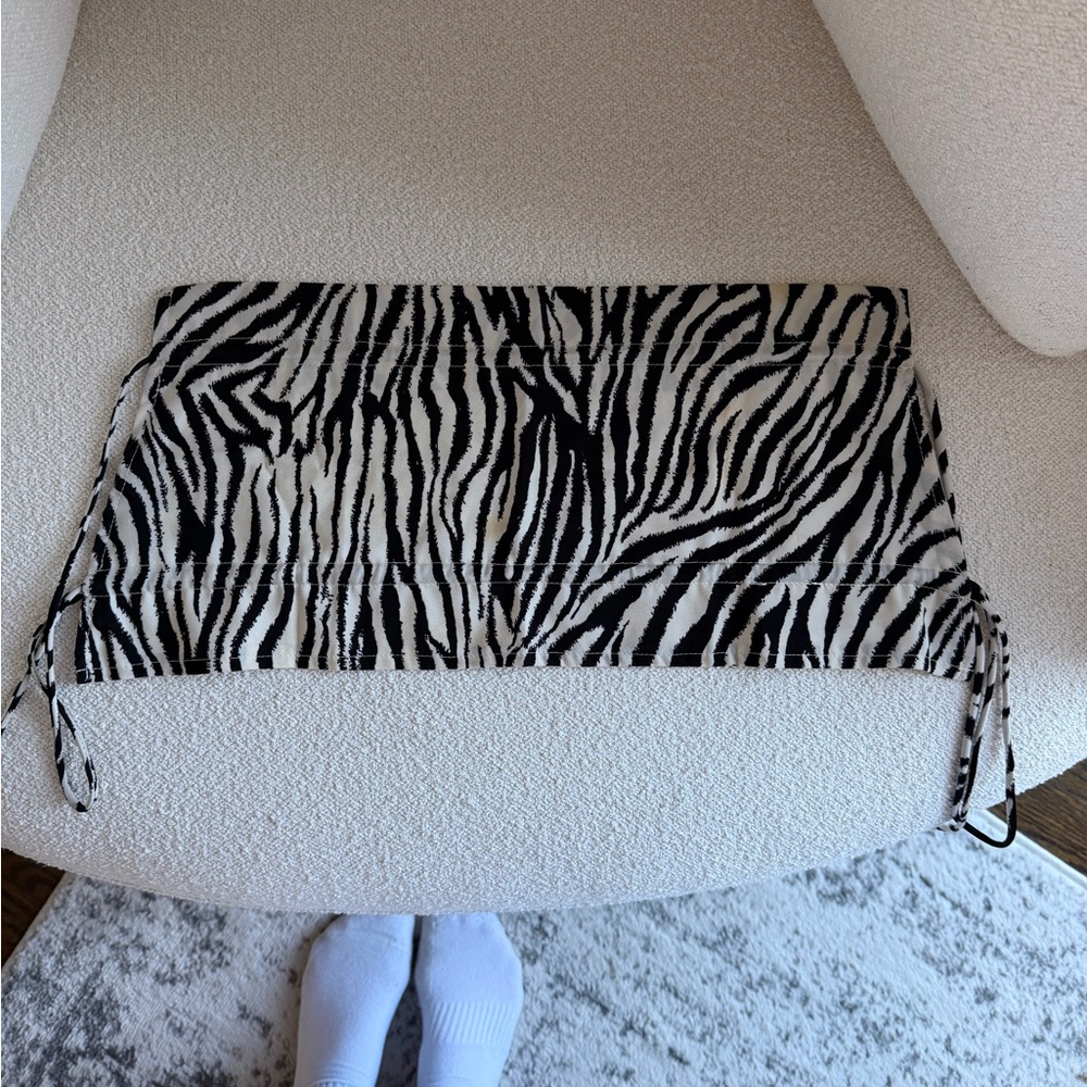 Zebra Print Crop Top